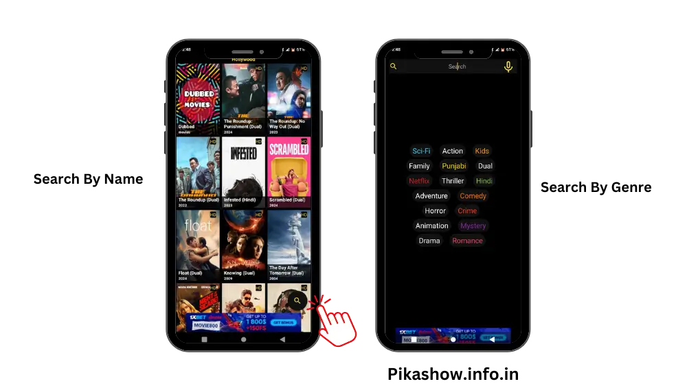 Pikashow smart Search